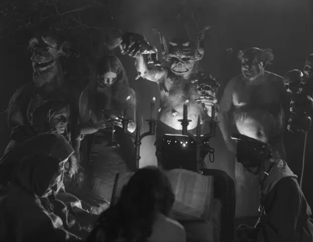 Shot from movie H&auml;xan by Benjamin Christensen