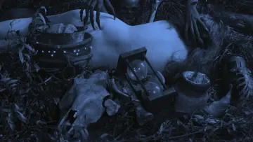 Shot from movie H&auml;xan by Benjamin Christensen
